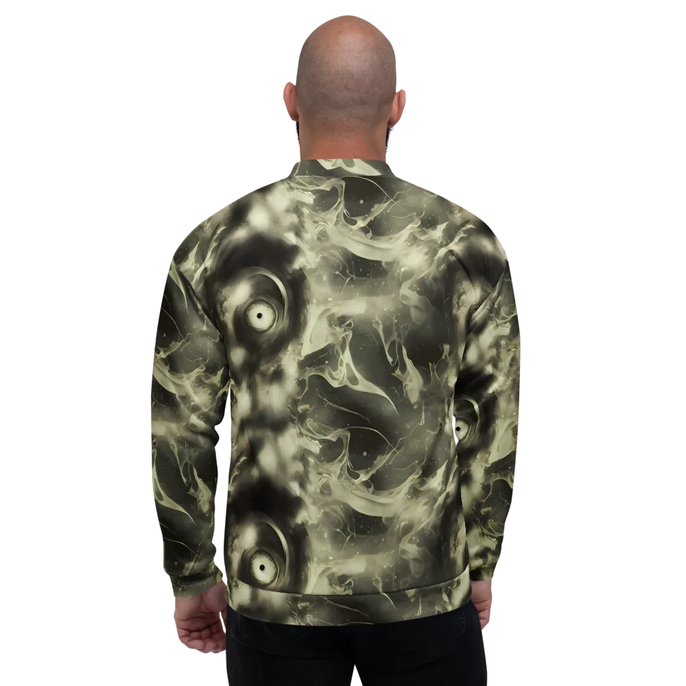 Biomech Whirl on Bomber Jacket — Back