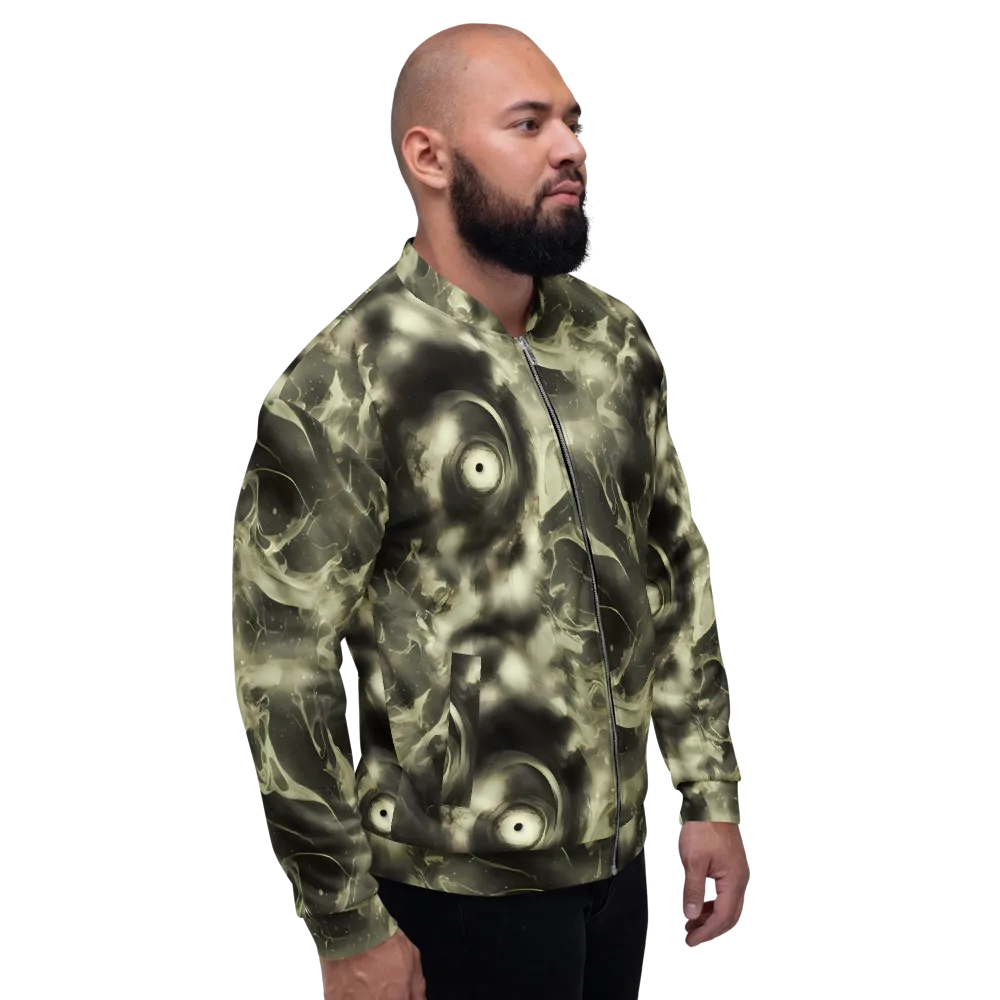 Biomech Whirl on Bomber Jacket — Right
