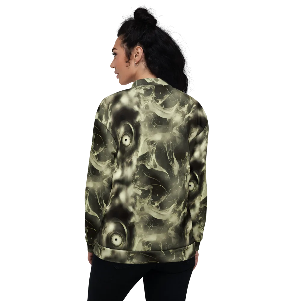 Biomech Whirl on Bomber Jacket — Back