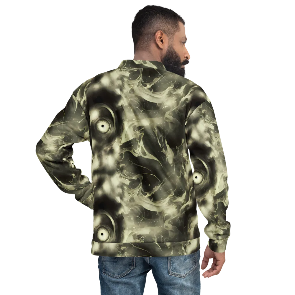 Biomech Whirl on Bomber Jacket — Back