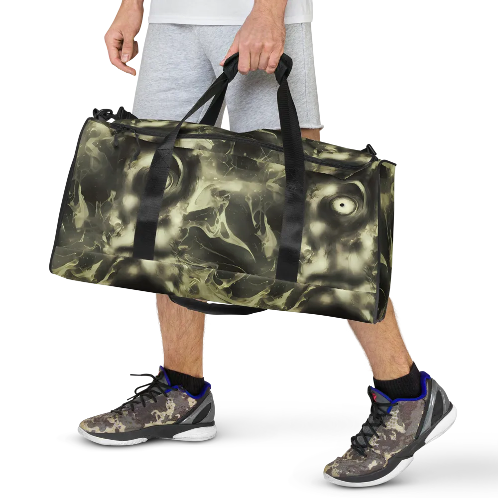 Biomech Whirl on Duffle Bag — Front