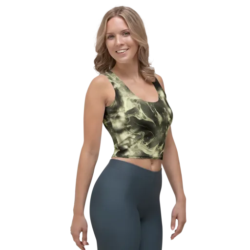 Biomech Whirl on a Crop Top