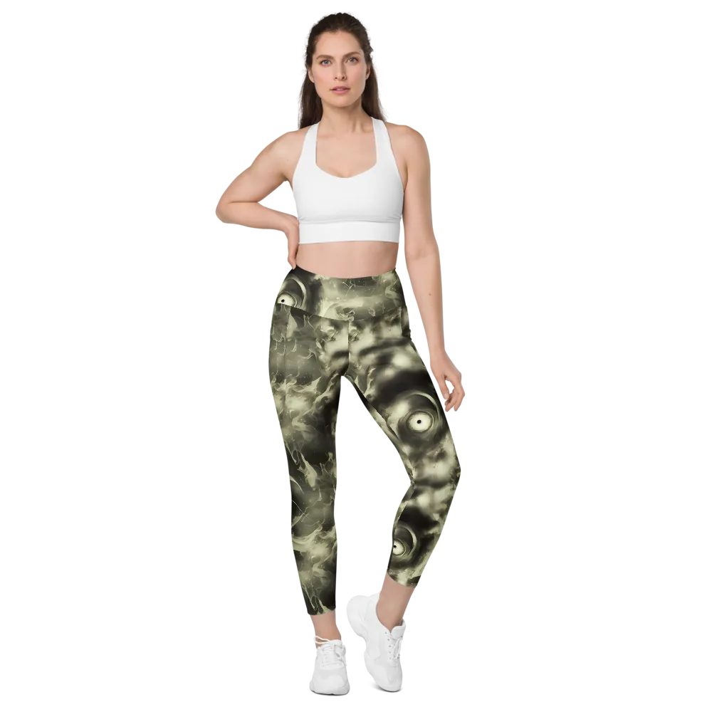 Biomech Whirl on Leggings with Pockets — Front