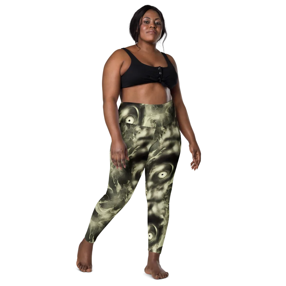 Biomech Whirl on Leggings with Pockets — Front