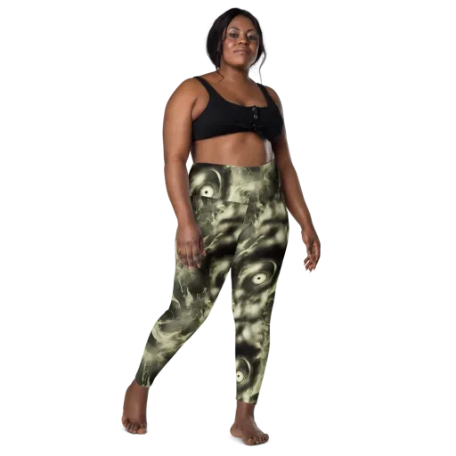 Biomech Whirl on a Leggings with Pockets