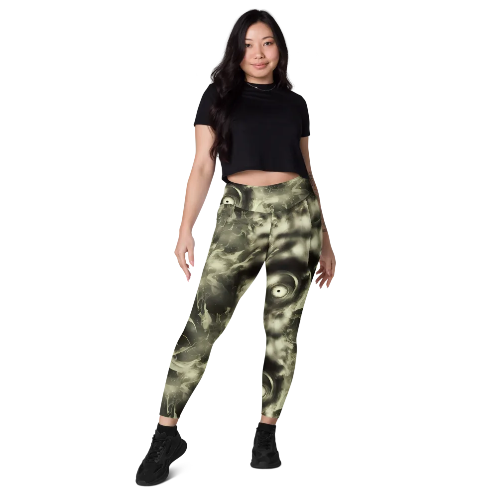 Biomech Whirl on Leggings with Pockets — Front