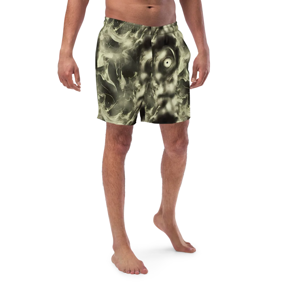 Biomech Whirl on Swim Trunks — Front