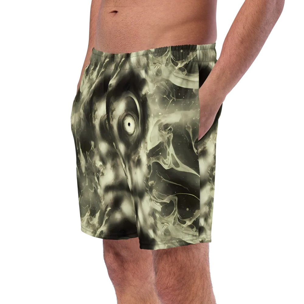 Biomech Whirl on Swim Trunks — Left Front