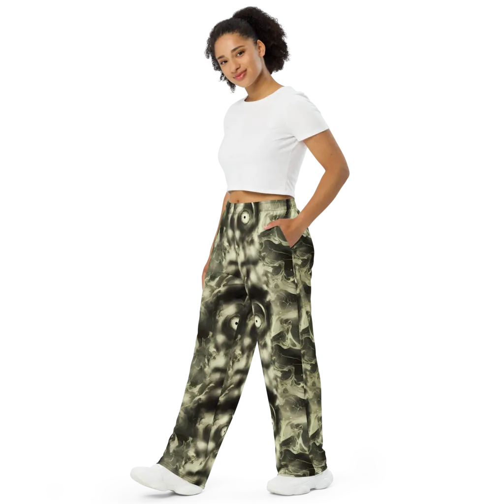 Biomech Whirl on Wide-Leg Pants — Left Front