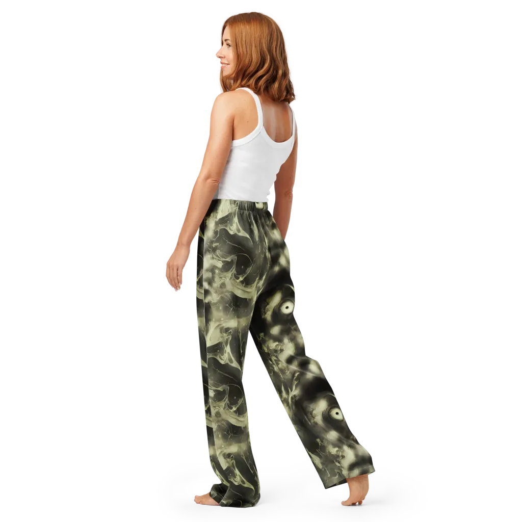 Biomech Whirl on Women's Pajama Pants — Back