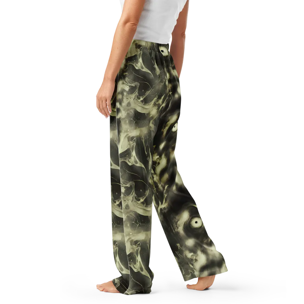 Biomech Whirl on Women's Pajama Pants — Left