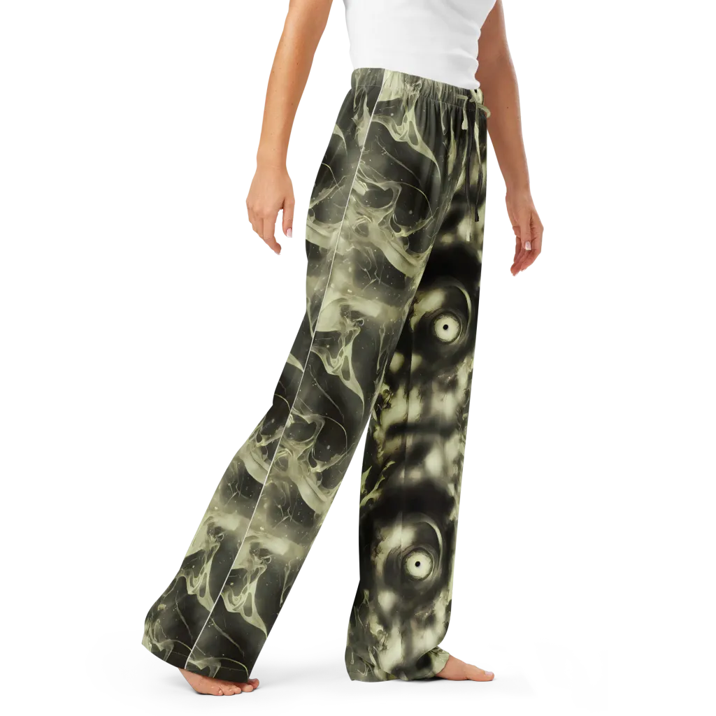 Biomech Whirl on Women's Pajama Pants — Right Front