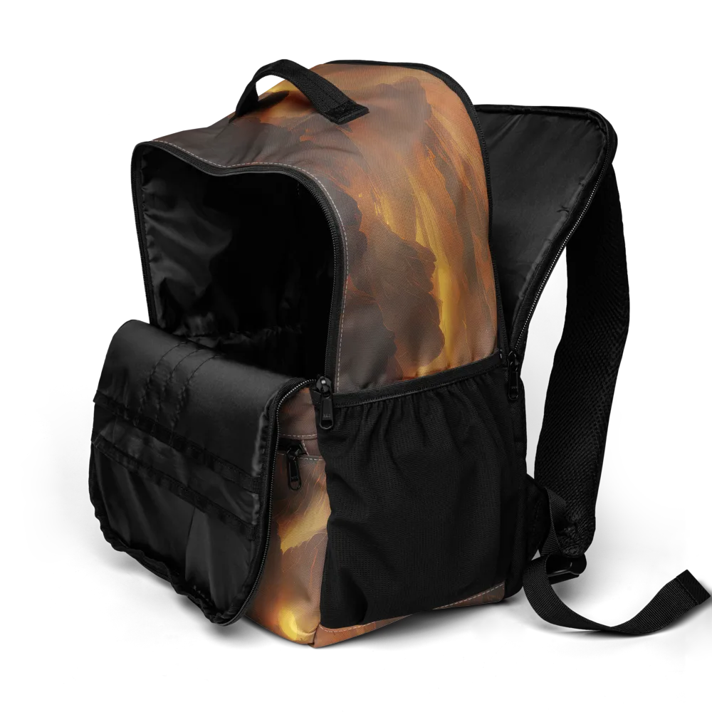 Sunset Shores on Utility Backpack — Product details 2