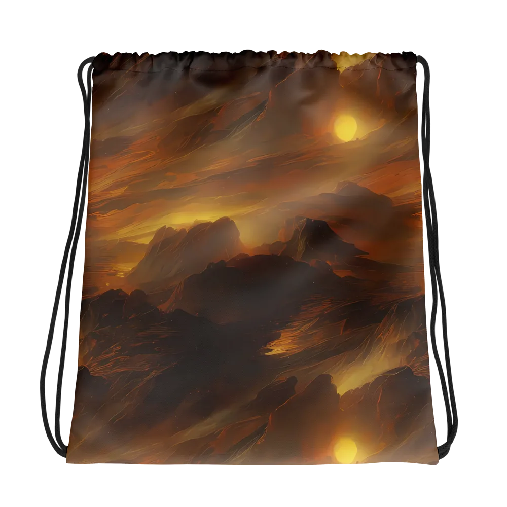 Sunset Shores on Drawstring Bag — Photo