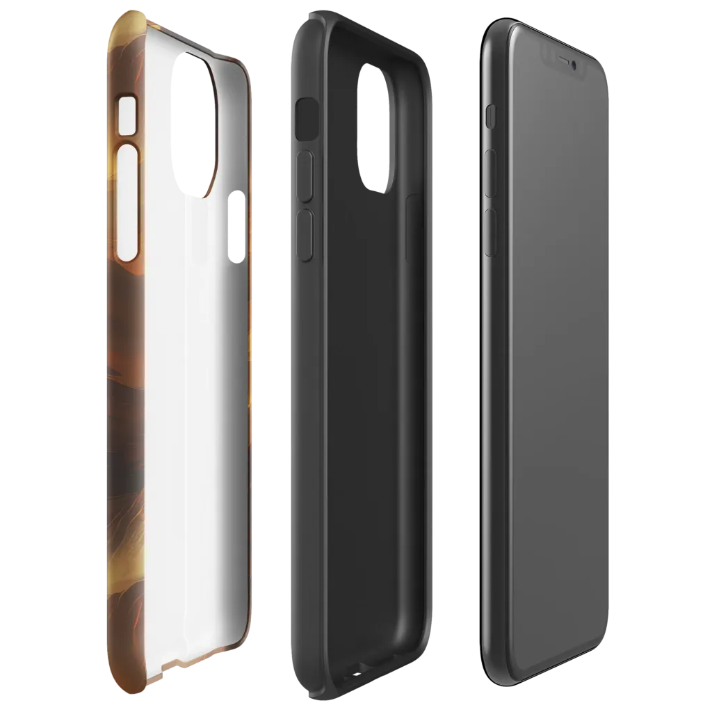 Sunset Shores on Tough Case for iPhone® — Right