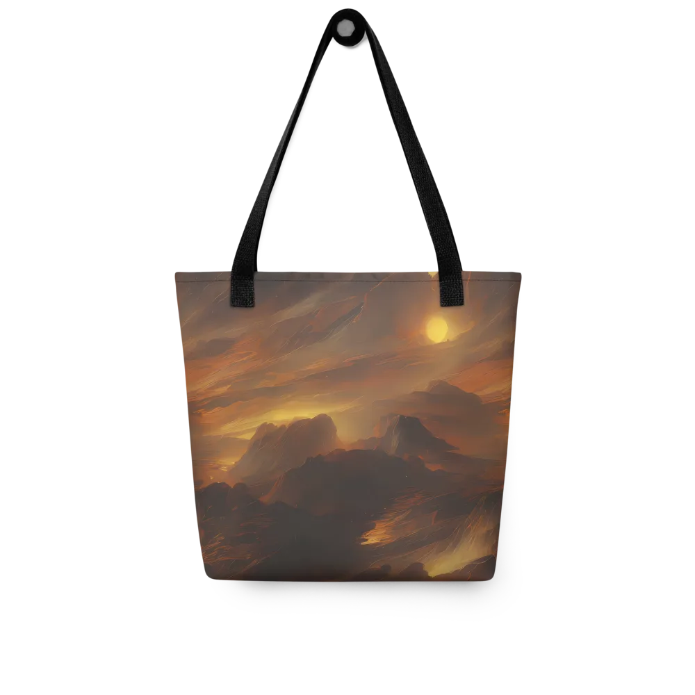 Sunset Shores on Tote Bag — Front
