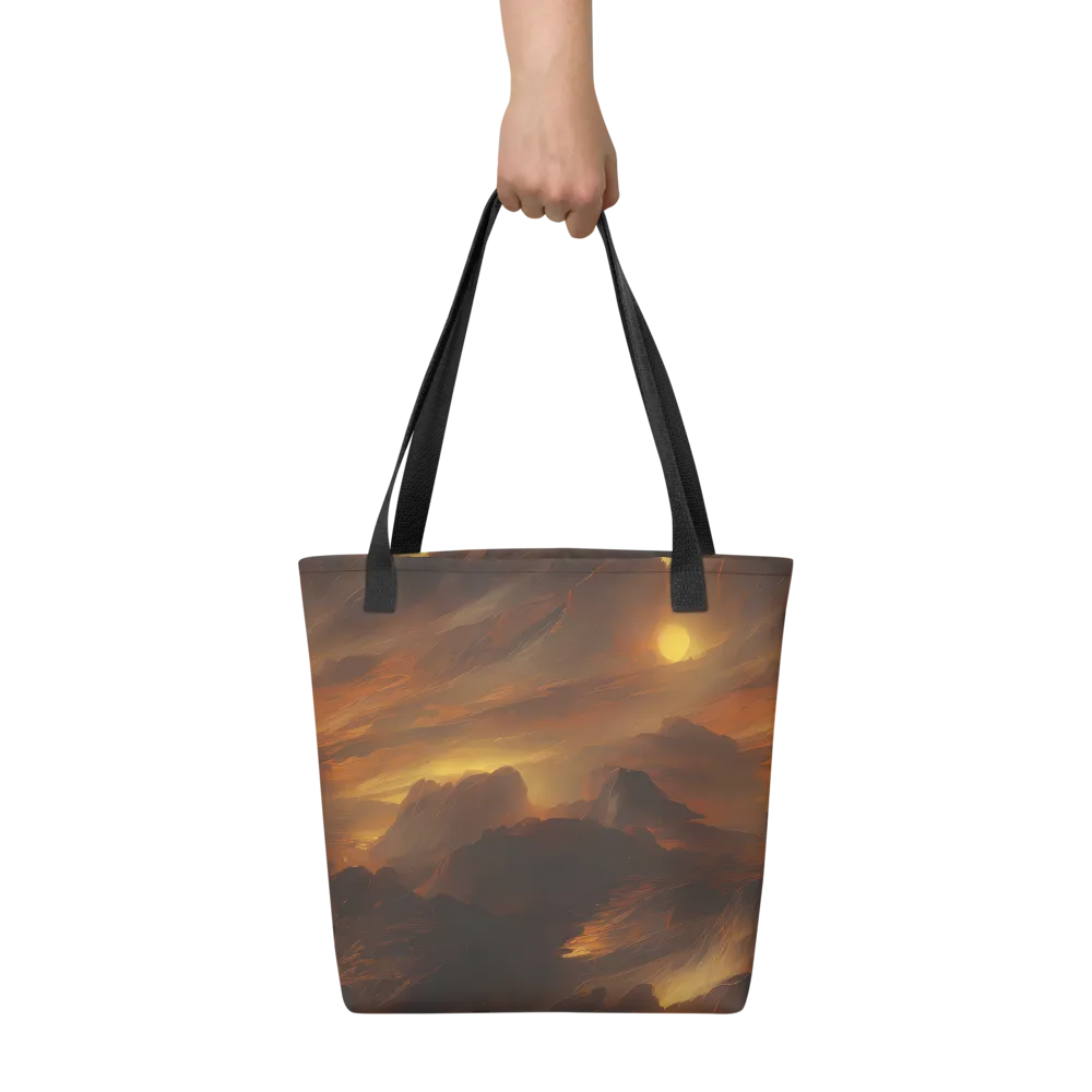 Sunset Shores on Tote Bag — Front