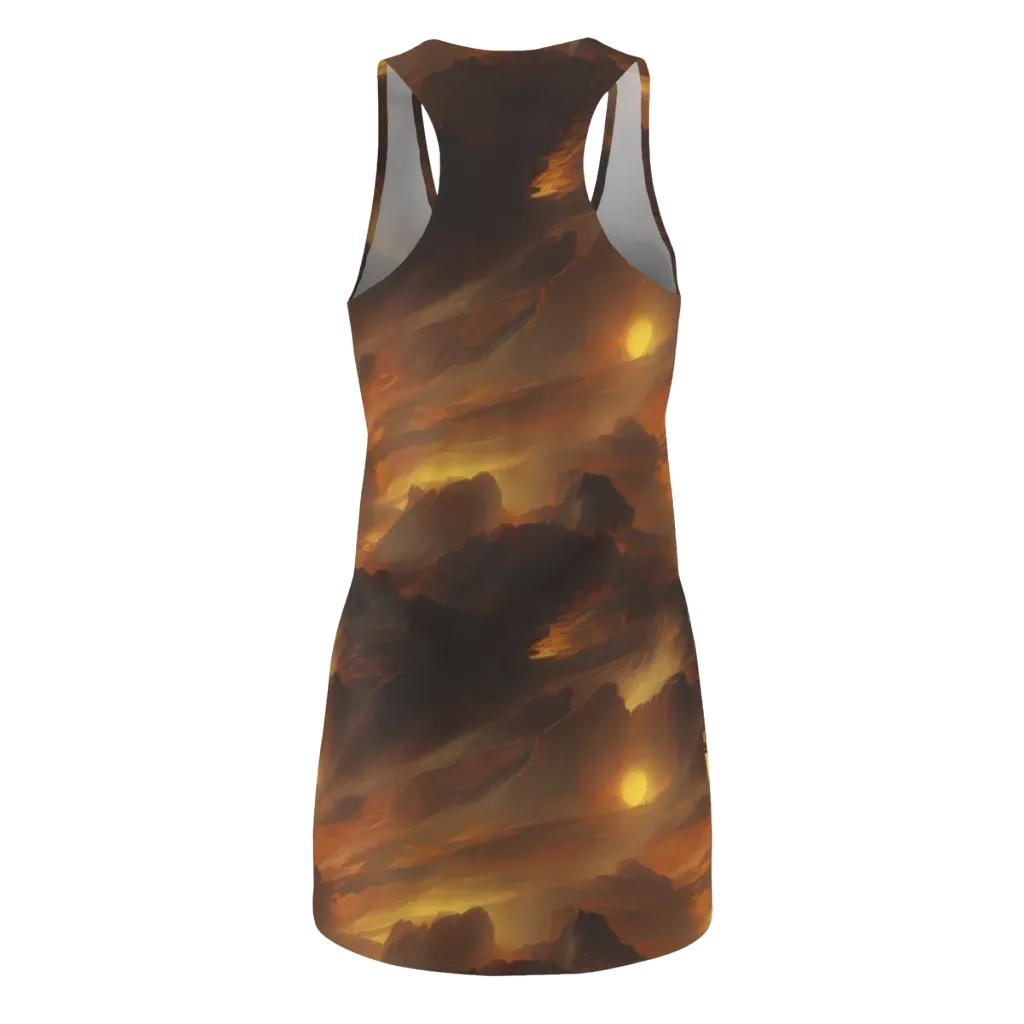 Sunset Shores on Racerback Dress — Back