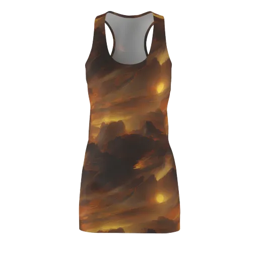 Sunset Shores on a Racerback Dress
