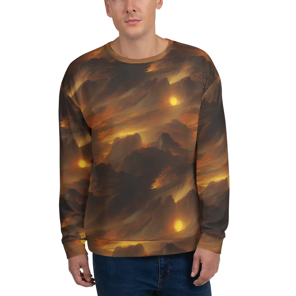 Sunset Shores on Sweatshirt — Front