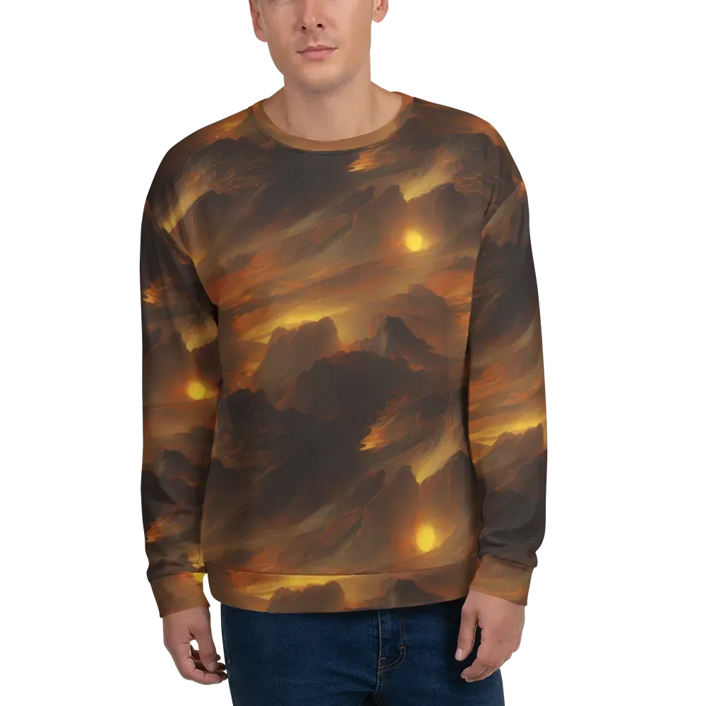 Sunset Shores on Sweatshirt — Front