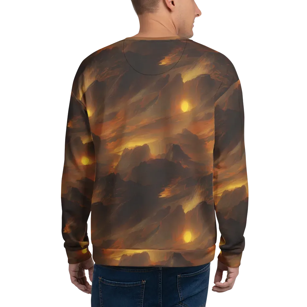 Sunset Shores on Sweatshirt — Back