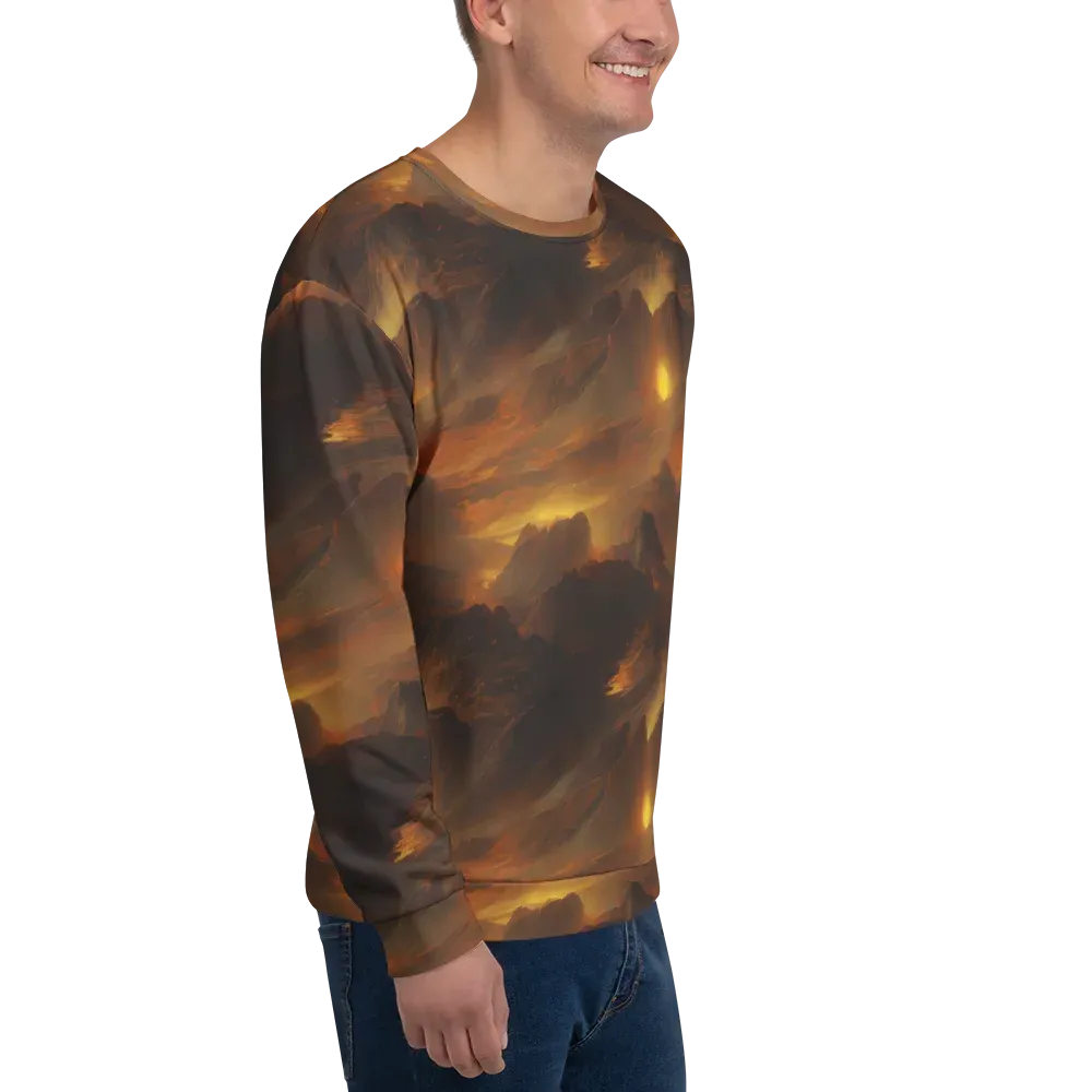 Sunset Shores on Sweatshirt — Right Front