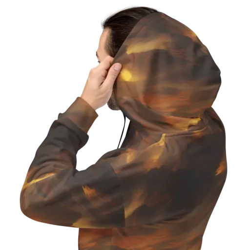 Sunset Shores on a Hoodie