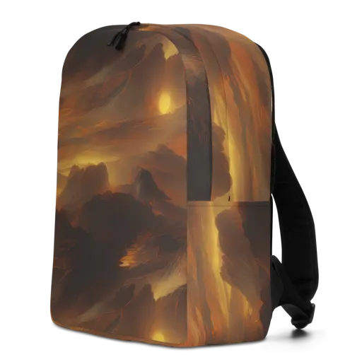Sunset Shores on a Minimalist Backpack