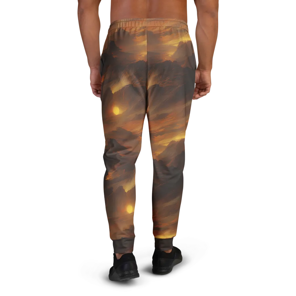 Sunset Shores on Men's Joggers — Back