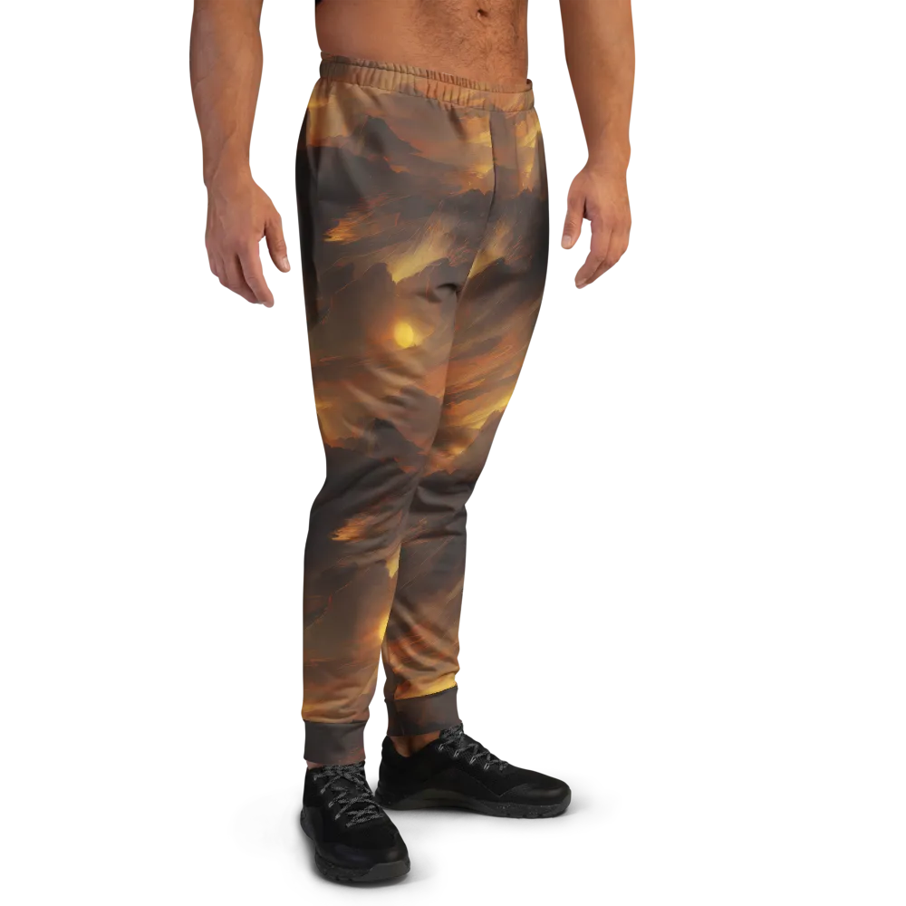 Sunset Shores on Men's Joggers — Right