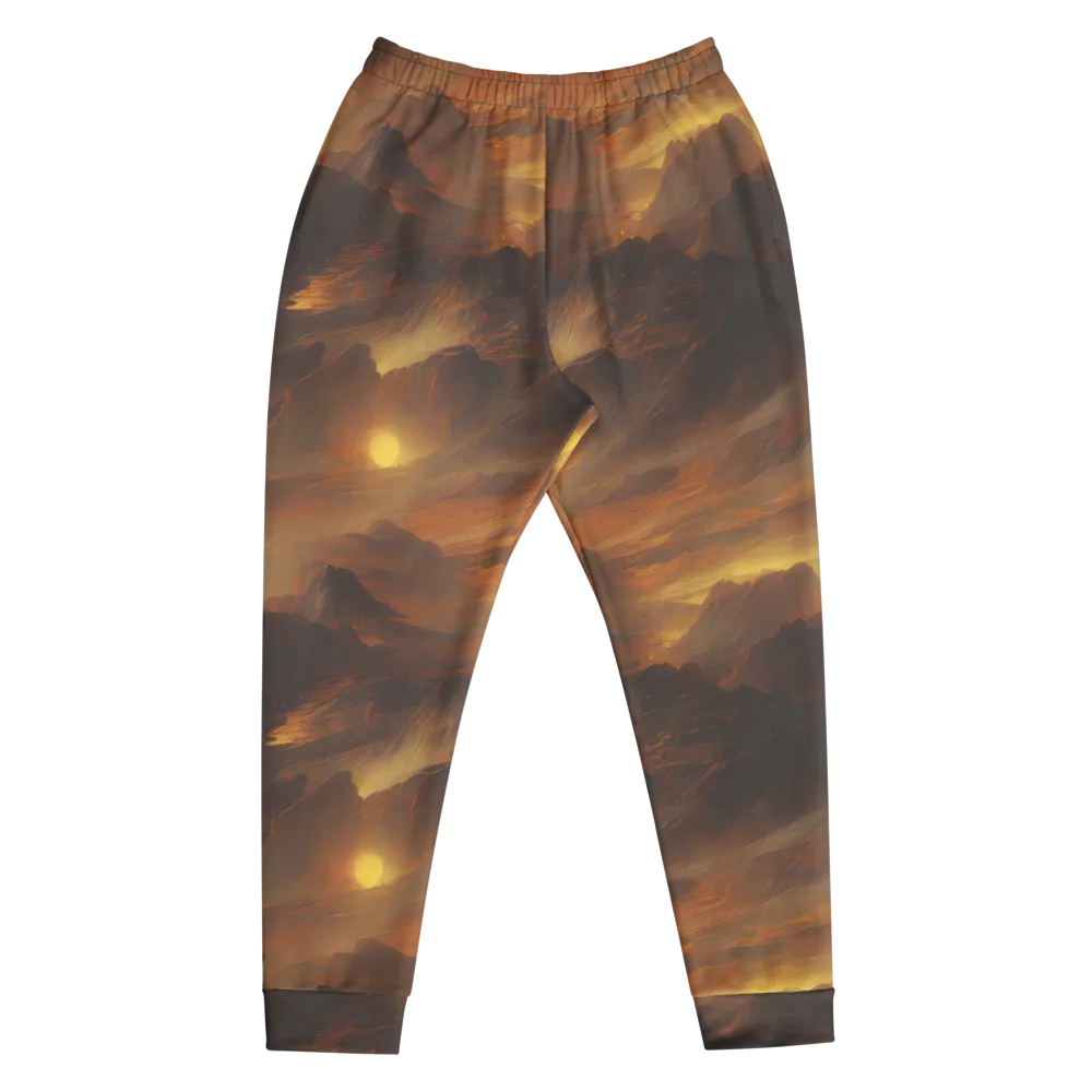 Sunset Shores on Men's Joggers — Front