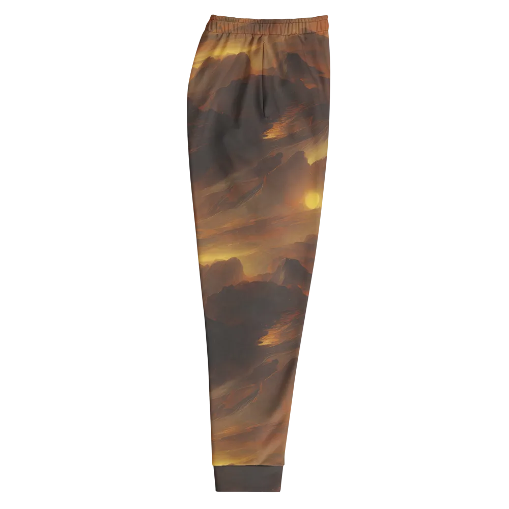 Sunset Shores on Men's Joggers — Right