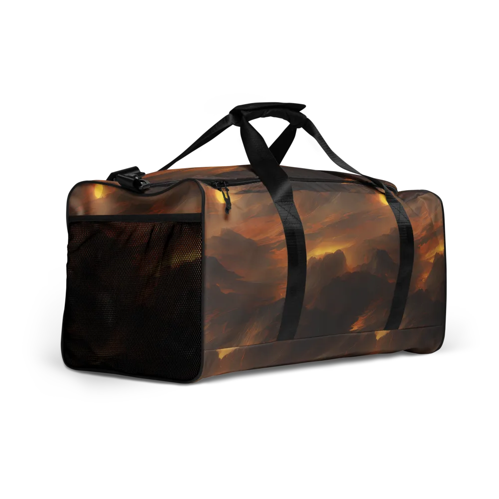 Sunset Shores on Duffle Bag — Right Front