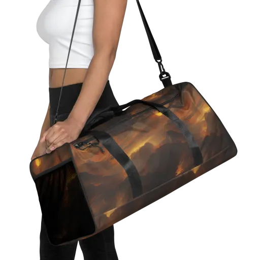 Sunset Shores on a Duffle Bag