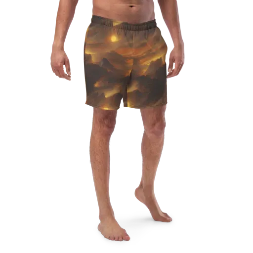 Sunset Shores on a Swim Trunks