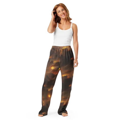 Sunset Shores on a Women's Pajama Pants