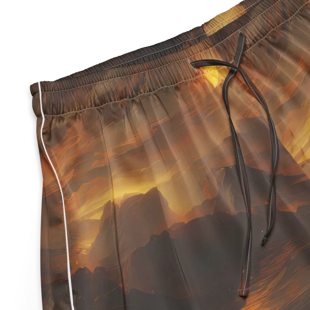 Sunset Shores on Women's Pajama Shorts — Product details