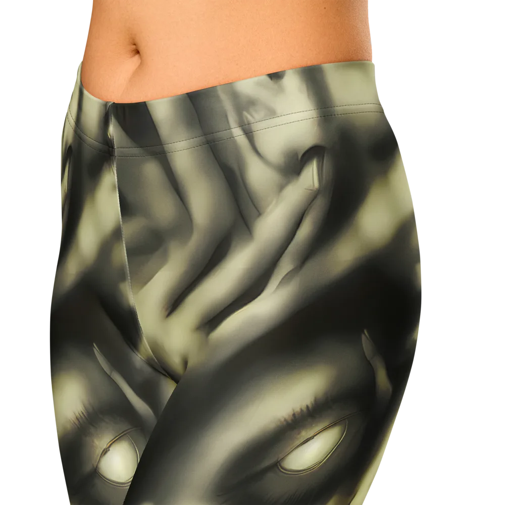 Newtonian Whisper on Capri Leggings — Zoomed-in