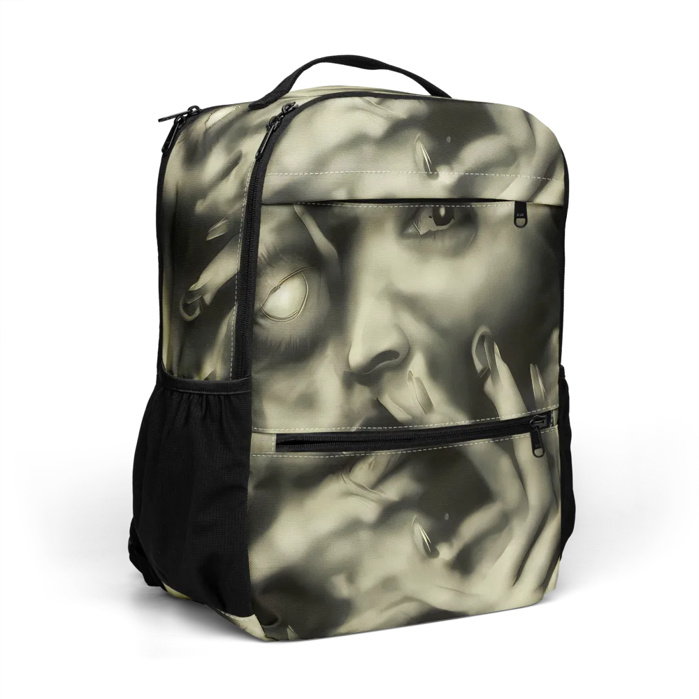Newtonian Whisper on Utility Backpack — Right Front
