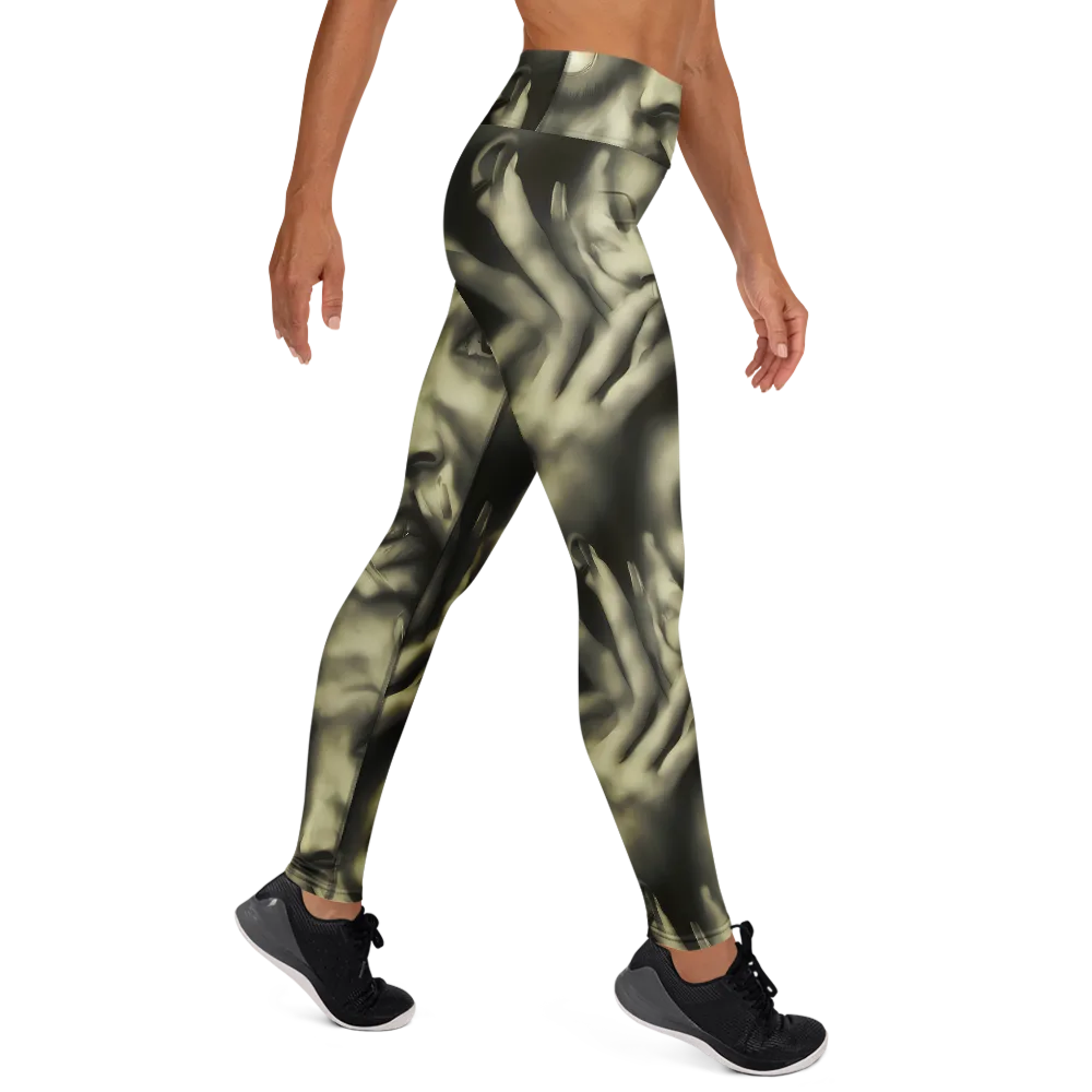 Newtonian Whisper on Yoga Leggings — Right