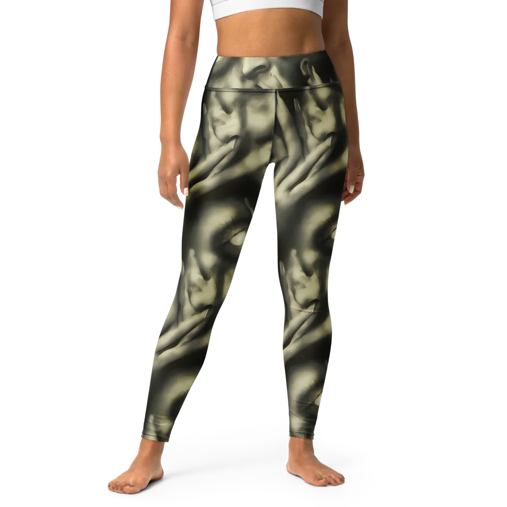 Newtonian Whisper on Yoga Leggings — Front