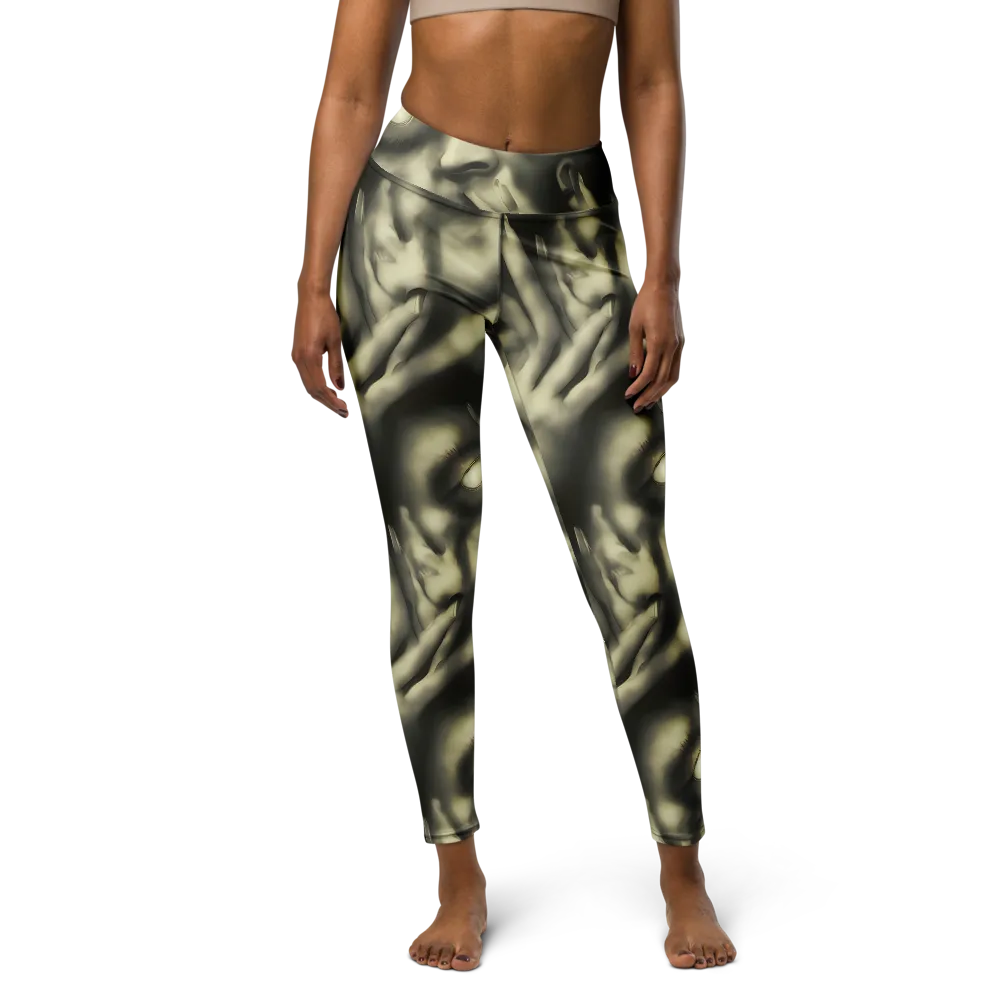 Newtonian Whisper on Yoga Leggings — Front