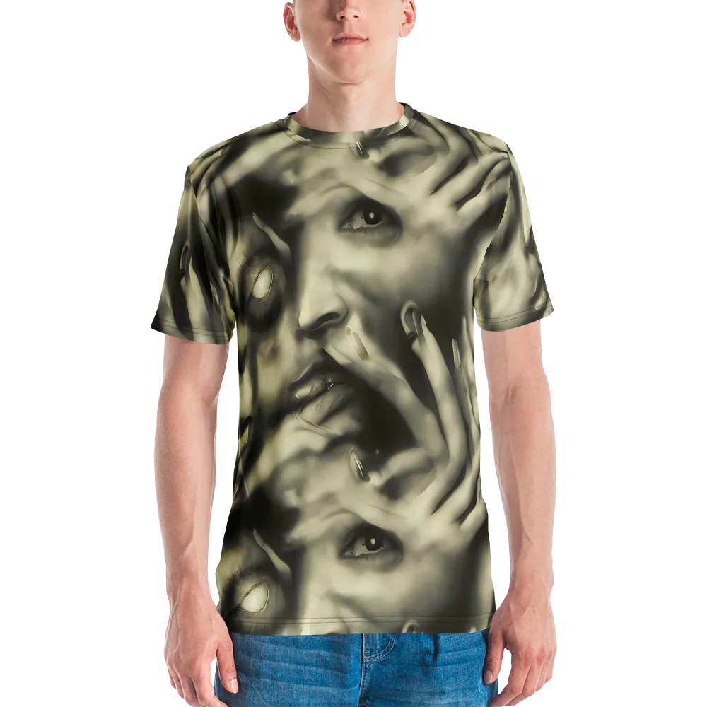 Newtonian Whisper on Men's Crew Neck T-Shirt — Front
