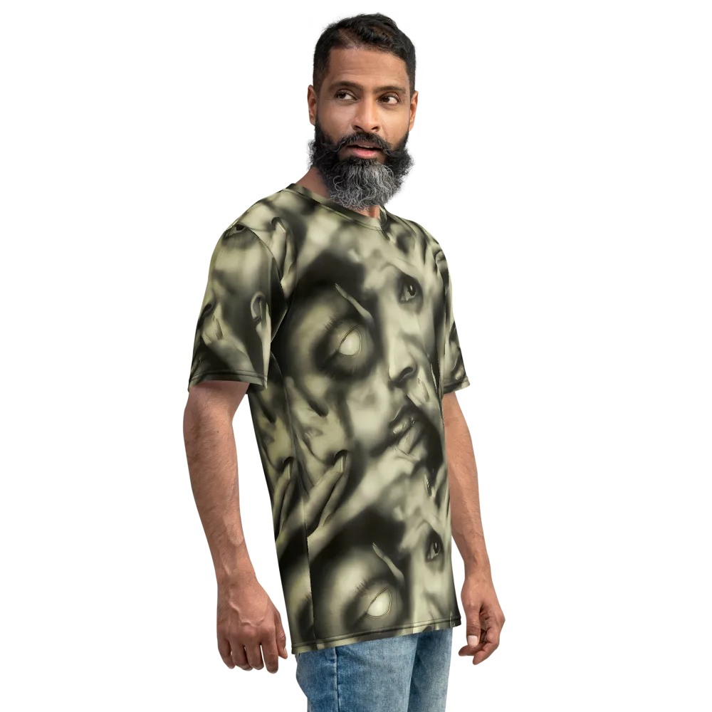 Newtonian Whisper on Men's Crew Neck T-Shirt — Right