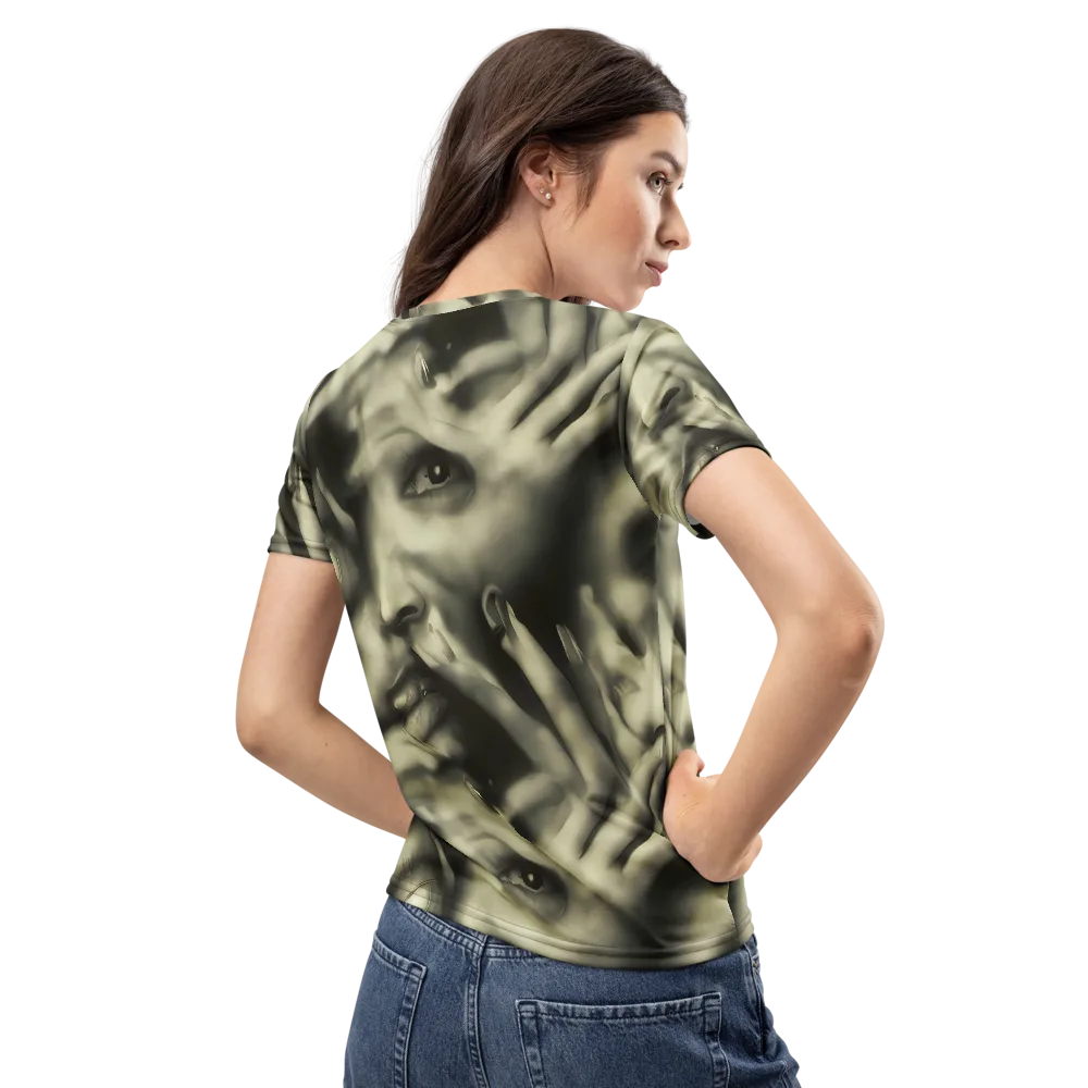 Newtonian Whisper on Women's Crew Neck T-Shirt — Back