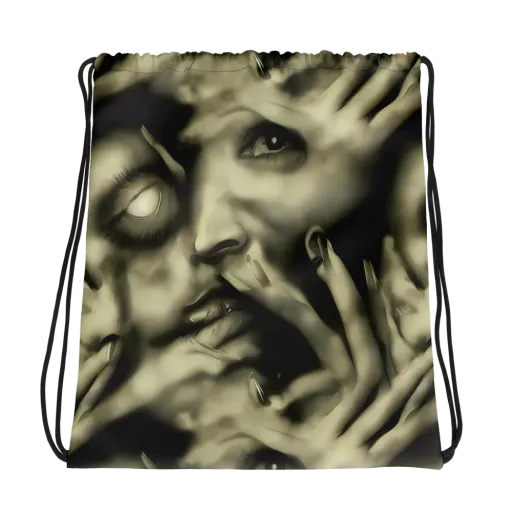 Newtonian Whisper on a Drawstring Bag