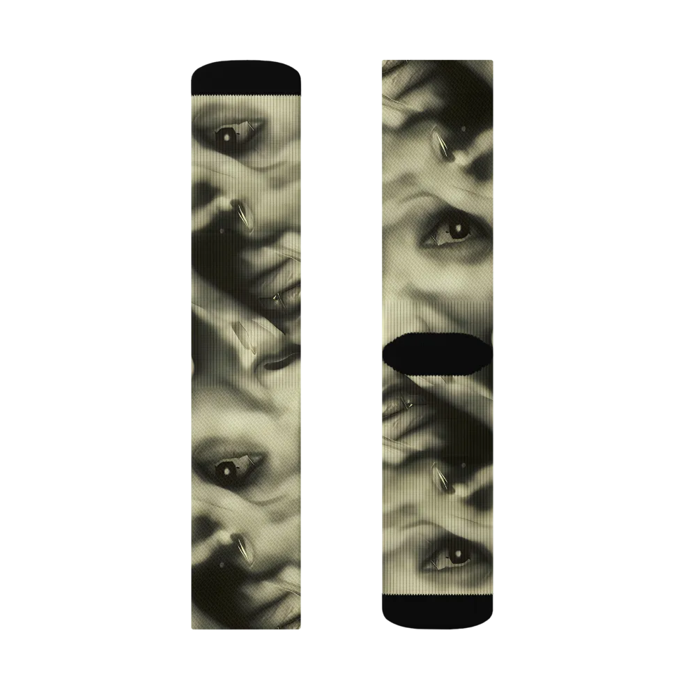 Newtonian Whisper on Socks — Right Sock
