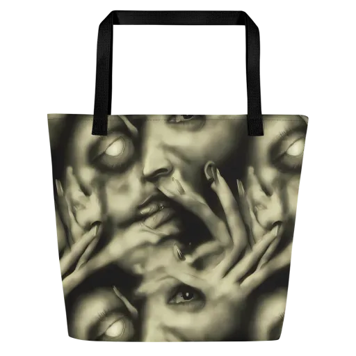 Newtonian Whisper on a Large Tote Bag W/ Pocket