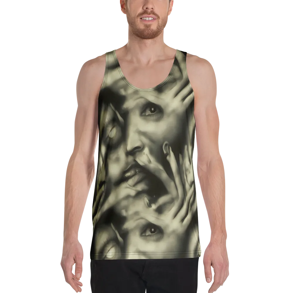 Newtonian Whisper on Men's Tank Top — Front